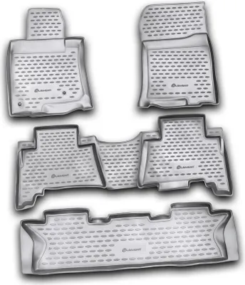 Image de 3D tapis de sol pour TOYOTA Land Cruiser Prado, 2009-2013, SUV 5 portes, 5 pcs.