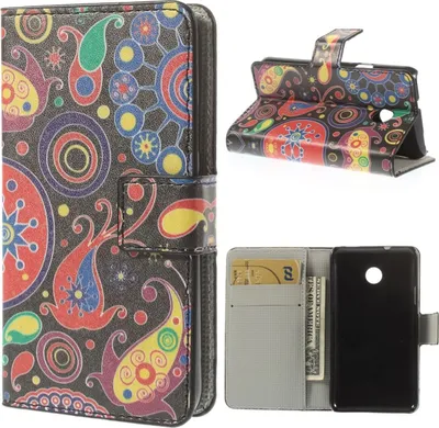 Produktbild von Schutzhülle Handytasche (Flip Quer) für Handy Huawei Ascend Y330 Abstrakter Farbflash