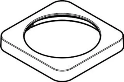 Produktbild von Hansgrohe Rosette Axor Citterio M 4-Loch Wannenarmatur Brausehalter Chrom
