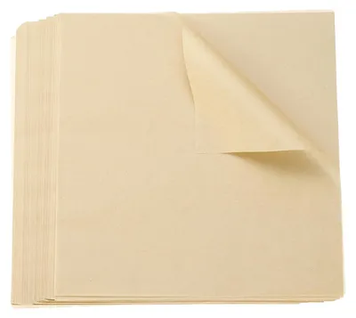 Image de Feuilles de papier sulfurisé imperméables, format 20x20 cm, pour l'emballage alimentaire