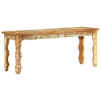 Productafbeelding van Bank van massief hout, 110 x 45 x 35 cm