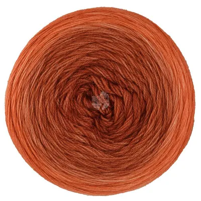 Produktbild von Lana Grossa - Merino Lace Aquarell 0407 terrakotta rost kürbisorange