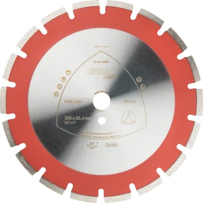 Produktbild von Klingspor DT 602 B Diamanttrennscheiben, 500 x 3,7 x 25,4 mm 30 Segmente 40 x 3,7 x 9 mm, Weitverzahnt