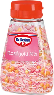 Produktbild von Dr. Oetker Roségold Mix Streudekor 115g