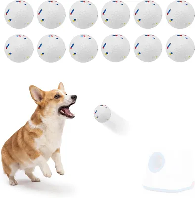 Produktbild von Hundeball Set 12 Stück, ETPU Tennisbälle, 5,8 cm, für Training