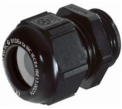 Obrázek produktu pro „Šroubové spojení ATEX M20x1,5 z polyamidu (PA) II 2G (1,2) II 2D (21,22)“