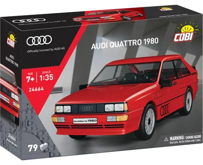Immagine prodotto di Cobi Klemmbaustein-Set Audi Quattro 1980 Red, 79 Teile, 24664