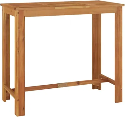 Produktbild von Hoher Bartisch für den Außenbereich aus robustem Akazienholz, 120 x 60 x 105 cm