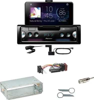 Produktbild von Pioneer SPH-20DAB Digitalradio Bluetooth Einbauset für Mercedes E-Klasse W124