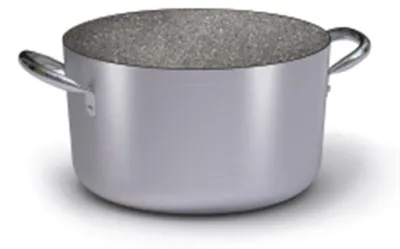 Granit-Stoofpan 28 cm, Aluminium, antihaft, 2 Griffe, 3,5 l