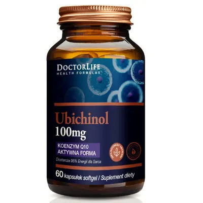Obrázek produktu pro Ubichinol Q10 Aktivní 100mg - Podpora Zdraví Srdce - 60 Kapslí