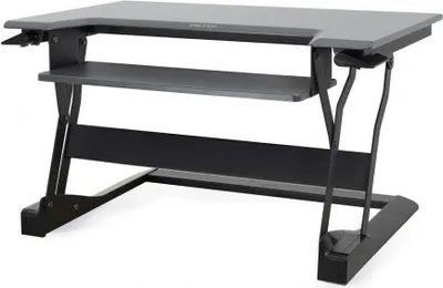 Zdjęcie produktu dla Ergotron WorkFit-T, Stal nierdzewna, Czarny, 15,9 kg, 380 mm, 22,3 kg, 980 x 710 x 216 mm