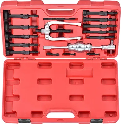 Obrázek produktu pro 16 ks Slepé otvory kleština ložiska Race a těsnění Puller Kit vnitřní ložisko vytahovač Slide Hammer Pilot Insert ložisko Removal Tool Automotive Repair