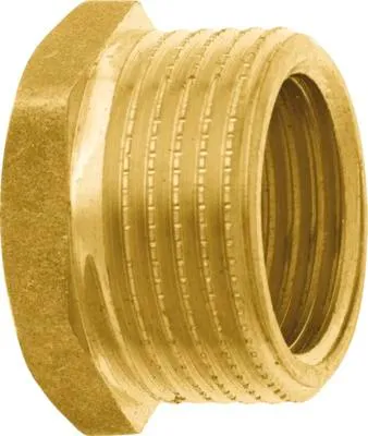 Produktbild von GEKA Reduzierstück Messing Innengewinde 32 mm (1 1/4) x AG 38 mm (1 1/2")"