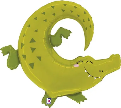Produktbild von Shape Folienballon "Krokodil" | 86 cm