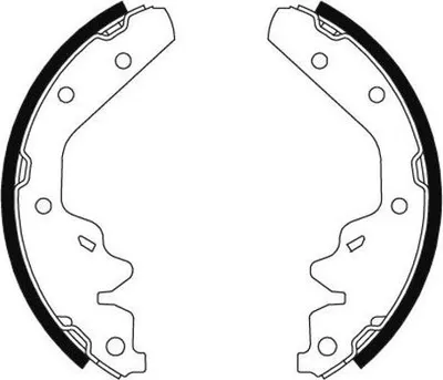 Produktbild von TEXTAR Bremsbackensatz Trommelbremse Hinten für CHRYSLER SEBRING Cabriolet (JR) 200mm 91063800