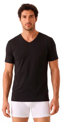 Produktbild von Abanderado Kurzarm-T-Shirt für Herren mit V-Ausschnitt A0DGO