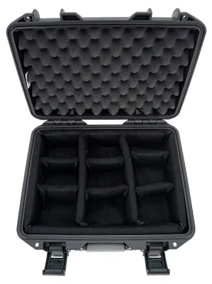 Produktbild von Wasserdichter Transportkoffer mit variablen Trennwänden 420x155x330mm