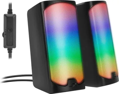 Produktbild von SPEEDLINK TONOS RGB Gaming Stereo Speaker, black