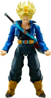 Zdjęcie produktu dla Tamashii Nations Dragon Ball Z Figurka Sh Figuarts Super Saiyan Trunks Chłopiec z przyszłości 14 cm Jeden rozmiar