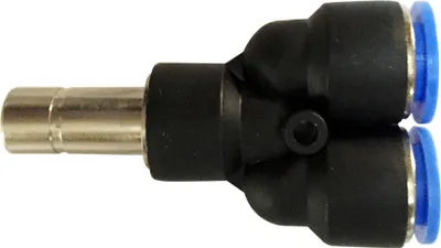 Produktbild von Pneumatik Druckluft Y-Stück-Schnellverbinder (PYJ) Ø 4 mm mit Steckhülse (Tülle)