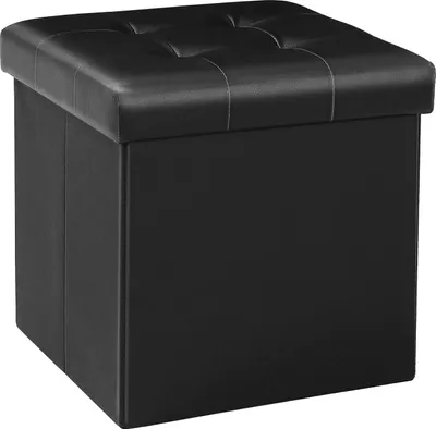 Produktbild von Klappbarer Sitzkorb Schwarz 32x32x32cm