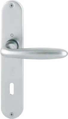 Produktbild von HOPPE Langschild-Garnitur  Verona  Messing matt verchromt M151/302 - 6492573