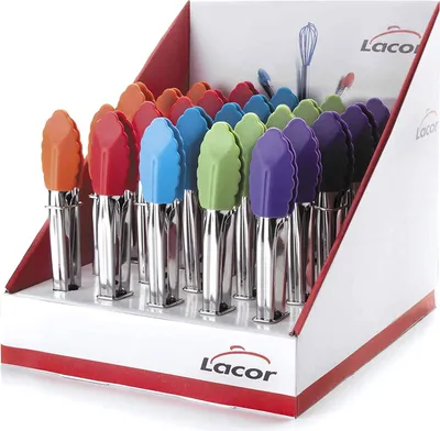 Obrázek produktu pro LACOR 64434 - Víceúčelová pinzeta vhodná do myčky nádobí. Ideální pro kuchyňské nebo cukrářské