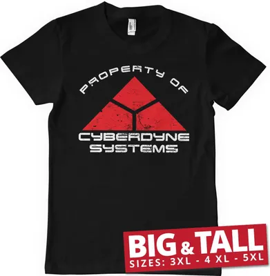 Produktbild von Cyberdyne Systems Big & Tall T-Shirt - 5XL - Black