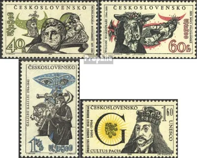 Produktbild von Briefmarken Tschechoslowakei 1964 Mi 1459-1462 (kompl.Ausg.) postfrisch Persönlichkeiten