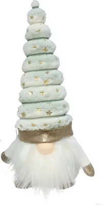 Produktbild von Weihnachtszwerg mit 1 LED grün - 34 cm - Weihnachtsdekoration