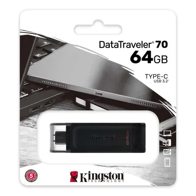 Productafbeelding van Kingston DataTraveler 70 USB-C 64GB