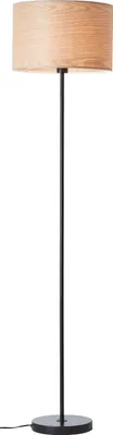 Image de Lampadaire Brilliant Romm E27 60 W noir/naturel