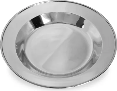 Produktbild von Edelstahl Outdoor-Teller „Montana“ - Silber