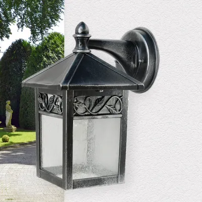Produktbild von Rustikale Außenleuchte Laterne IP44 Vintage Design Wandleuchte Hoflampe Balkon Haus Terrasse