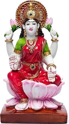 Obrázok produktu pre Lakshmi s lotosmi - 18 x 10 cm