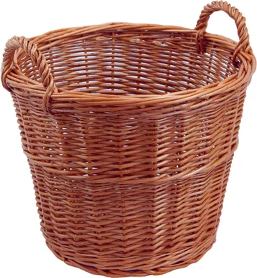 Produktbild von Gartenkorb, naturbraune Weide, Øo 39cm x Øu 28cm x H 30cm