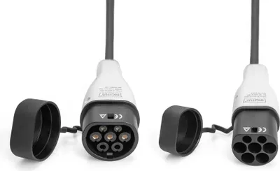 Produktbild von DIGITUS KFZ - Ladekabel, 7,5 m, Typ 2 auf Typ 2