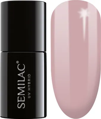 Immagine prodotto di Semilac | Smalto ibrido - Rosé Beige - 7ml - Classic Nude - Copertura totale e tenuta fino a 3 settimane