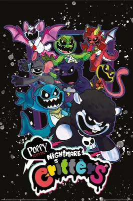 Obrázok produktu pre Poppy Playtime – Nightmare Critters – Plagát 61 x 91,5 cm