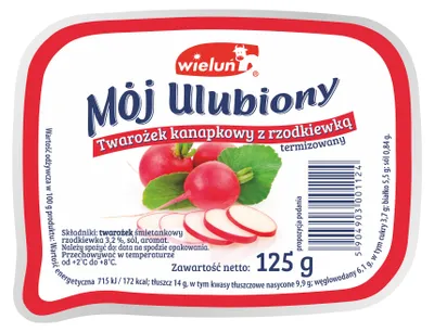 Zdjęcie produktu dla Twarożek kanapkowy Mój Ulubiony z rzodkiewką 125 g