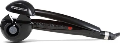 Image de Bigoudi automatique, Tourmaline Céramique Fer à friser Auto Rotation Mur à friser - Rose