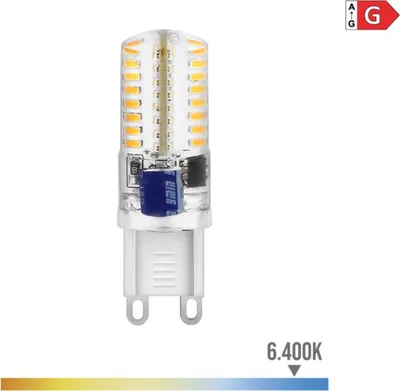 Image de Ampoules Led G9 Silicone Lumière Froide 6400k, Faible Consommation - Edm