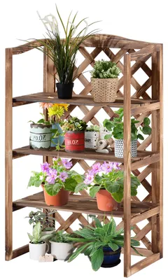 Produktbild von Pflanzentreppe Pflanzregal Blumenbank Blumentreppe Blumenregal Blumenständer