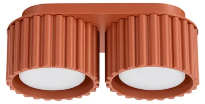Immagine prodotto di Lampada da soffitto AURA 2 rosso ocra Gx53 2xGx53 10W alluminio 8x10x21cm Sollux Lighting