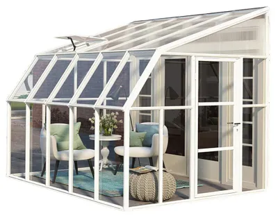 Obrázek produktu pro Plastový skleník Rion Sun Room 45 White 322x258x266 cm
