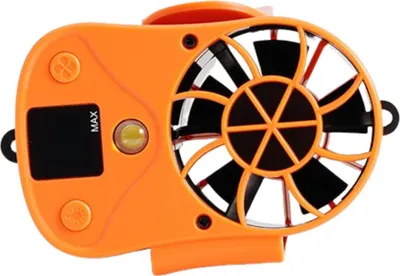 Produktbild von INF Tragbarer Gürtelclip-Ventilator: 15000mAh, 7 Geschwindigkeiten, LED-Anzeige