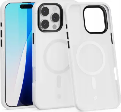 Immagine prodotto di Custodia magnetica per MagSafe SPACECASE Hybrid Fusion Mag per iPhone 16 Pro Max Trasparente