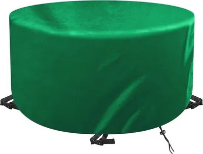 Productafbeelding van Waterdichte, ronde tuinhuisje – bescherming voor tuinmeubelset Ø140x80cm – winddicht, UV-bestendig en duurzaam