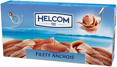 Zdjęcie produktu dla Filet anchois w oleju 45g Helcom
